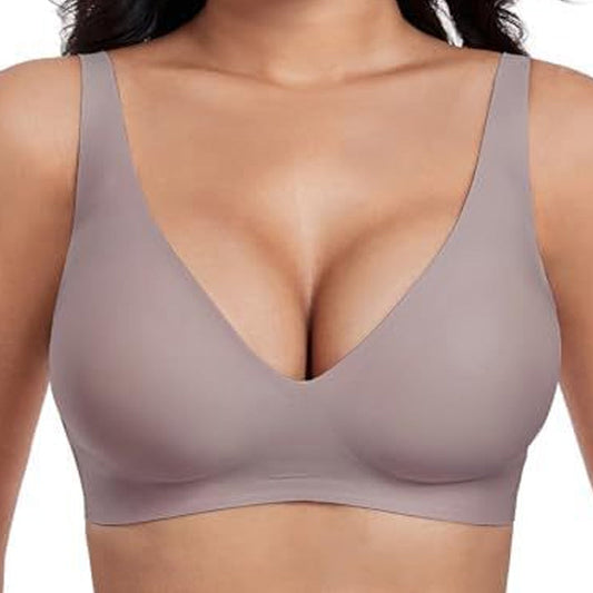 Lepea® Jelly Bra Ultra Soft Seamless Push-Up – Warm Brown